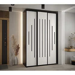 Abiks Meble Armoire Davos 12 À Portes Coulissantes 235,2/160/60 3 Portes