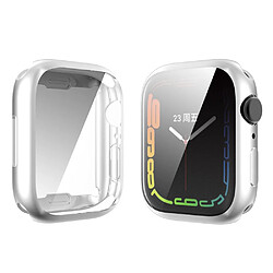 Coque en TPU ENKAY électroplaqué, argent pour votre Apple Watch Series 7 41mm