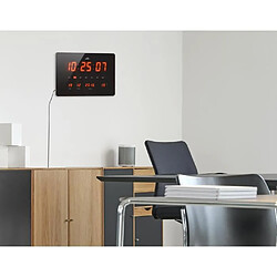 Avis Orium Horloge Calendrier à LED - Grands caractères - Multifonctions - Piles fournies - 36x22cm - Noir