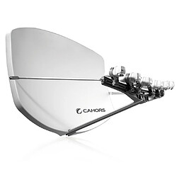 Antenne satellite compacte + 4 supports lnb - 0140955 - CAHORS