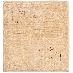 Vidal Tapis de laine 50x45 beige Gabbeh