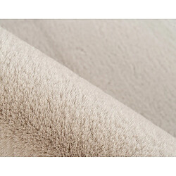 Lisa Design Joy - tapis rectangulaire - fausse fourrure - beige