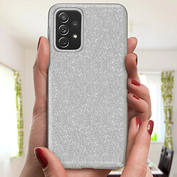 Acheter Avizar Coque Samsung Galaxy A72 Paillette Amovible Silicone Semi-rigide argent