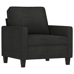 Maison Chic Fauteuil relax,Chaise pour salon Noir 60 cm Tissu -MN84198