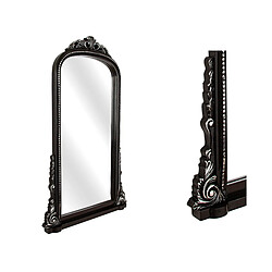 Miroir mural Romimex Noir Bois MDF 61 x 100 x 6 cm