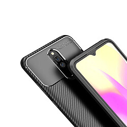 Avis Wewoo Coque Souple Pour Xiaomi Redmi 8 Beetle Series Housse TPU antichoc Texture en fibre de carbone Noir