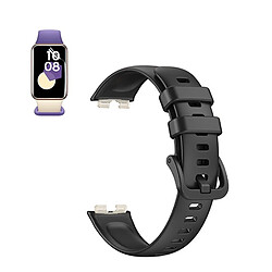 Kit Bracelet En Silicone Lisse Avec Boucle + Film Hydrogel Phonecare Compatible avec Honor Band 9 - Noir