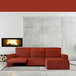 Avis Housse pour chaise longue accoudoir court droit Eysa JAZ Rouge foncé 120 x 120 x 360 cm