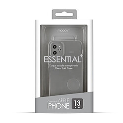 MOOOV Coque souple transparente pour iPhone 13 Mini