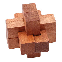 Acheter Universal 6 pcs/set New Design Brain Preview Kongming Lock 3D Wood Interlock Barbed Puzzle Play Toys Learning Educational Puzzle Toys | Puzzles