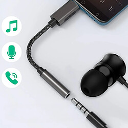 GUPBOO Adaptateur Audio USB-C vers Jack 3.5mm+ Boitier,JL746