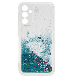 iLike Coque arrière en silicone à paillettes pour Samsung Galaxy A55 5G (A556B) Bleu