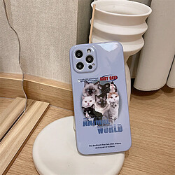 GUPBOO Étui pour iPhone11ProMax Coque souple pour téléphone niche chatons mignons