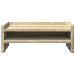 Avis vidaXL Support de moniteur chêne sonoma 42x24x16 cm bois d'ingénierie