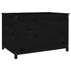 Maison Chic Jardinière,Lit surélevé de jardin - Bac à fleurs - pot de fleur noir 119,5x82,5x78 cm bois de pin massif -GKD68431