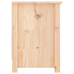 Maison Chic Meuble TV scandinave - Banc TV pour salon 103x36,5x52 cm Bois de pin massif -MN75706 pas cher