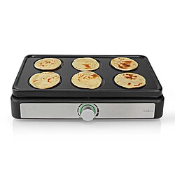 Avis NEDIS Appareil de 6 woks électriques et plaque de cuisson Tout en 1 pour crêpes pancakes Oeufs haute qualité