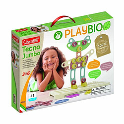 Quercetti- Construction Tecno Jumbo Play Bio, Multicolore (XQU-86165)