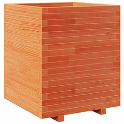 vidaXL Jardinière cire marron 60x60x72,5 cm bois de pin massif