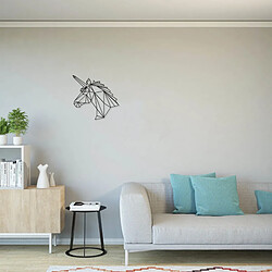 EPIKASA Décoration Murale en Métal Licorne