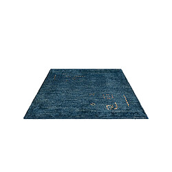 Vidal Tapis de laine 50x45 Bleu Gabbeh pas cher