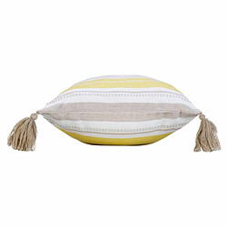 Paris Prix Coussin Tissé Déco Naturaline 30x50cm Jaune