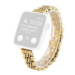 Bracelet en métal or pour votre Apple Watch Series 6/SE/5/4 40mm/Series 3/2/1 38mm