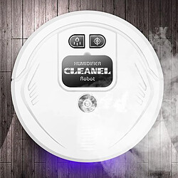 Avis Robot Aspirateur Diffuseur Humidificateur Nettoyage De Plancher Blanc Charge USB