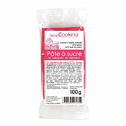 Scrapcooking Pâte à sucre fuschia 100 g