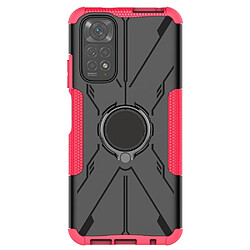 Coque en TPU anti-chute avec béquille pour votre Xiaomi Redmi Note 11 4G (Qualcomm)/Note 11S 4G - rose