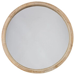 Atmosphera, Createur D'Interieur Miroir rond naturel scandinave D50