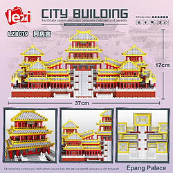 Universal CB5184 PCs Bâtiment à l'ancienne Afanggong Diamant Minuscule Particule Blocs Modèle Cerveau Jeu LZ8019 | Empilement Blocs (Or)