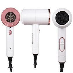 Universal Sèche-cheveux 2000W Sèche-cheveux professionnel Sèche cheveux de salon à vent fort Chaud Froid Ions négatifs Sèche marteau blanc Livraison gratuite