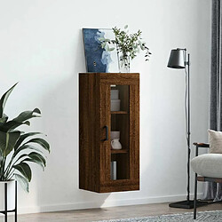 Avis Maison Chic Armoire murale,Meuble de Rangement,Armoire Suspendue chêne marron 34,5x34x90 cm -MN38155