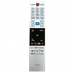 GUPBOO Télécommande Universelle de Rechange pour Toshiba CT-8528 Télécommande TV pour 65u58 avec Rakuten T