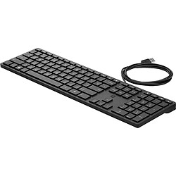 HP Wired Desktop 320K Keyboard clavier USB Noir