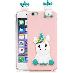 Universal Couverture de téléphone mobile Unicorn pour l'iPhone 7/8 Couverture Silicone 3D Couvertures Animal Pattern Bumper Design Ultra Thin Sling Mobile Phone Telepy Cover Cover COV COV