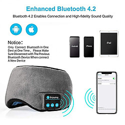 Avis Universal Bluetooth Sleep Ecout Eye Mask In-Wireless casque sans fil pour le dortoir jiujiuso