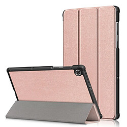 Etui en PU réveil / sommeil automatique à trois volets rose pour votre Lenovo Tab M10 HD Gen 2 TB-X306X