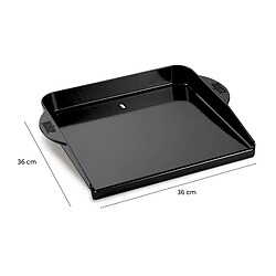 Acheter Plancha pour barbecue Weber 43x37x5 cm Plancha en fonte vitrifiée avec poignées et surface antiadhésive