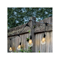 JARDIéco Guirlande lumineuse grandes ampoules 20 LEDs - Jardideco