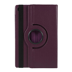 Etui en PU texture itchi avec support rotatif à 360 ° violet pour votre Samsung Galaxy Tab S5e SM-T720