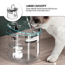 Universal 1 fontaine automatique pour animaux domestiques utilitaire pour chiens et chats (prise) pas cher