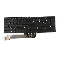 Clavier pour Ordinateur Portable R0G9T UK pour Dell Inspiron 15-7566 7567