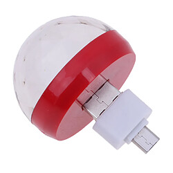 Avis mini usb scène disco lumière commande vocale boule magique lampe lampe led led rouge