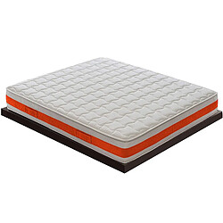 Materassi&Doghe Matelas 160x200 à mémoire de forme 22 cm et 11 zones différenciées modèle Eolie