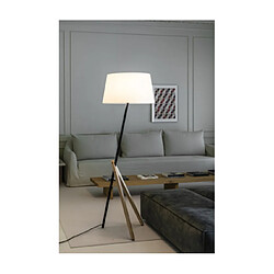 Faro Barcelona Lampadaire TriPod Frêne avec abat-jour beige pas cher