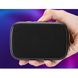 Universal Haut-parleur Bluetooth multifonctionnel subwoofer portable sans fil musique stéréo surround haut-parleur extérieur support carte TF clé USB FM | haut-parleur portable (noir)