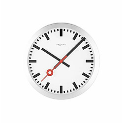 NeXtime 3999st Station Horloge Verre Blanc