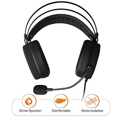 Acheter NUBWO N7 Gaming Headset Stereo PC Gaming Headset avec un casque Noise Cancelling